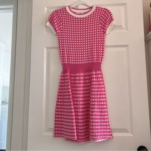 Barely Worn Pink Checked Dress